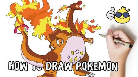 How To Draw Gmax Charizard Easy .